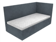 Čalouněná postel Natalia šedá.